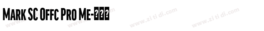 Mark SC Offc Pro Me字体转换